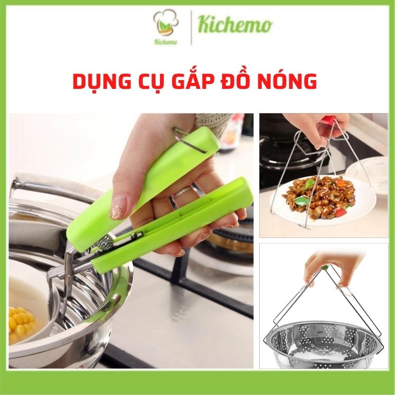 Kẹp gắp đồ nóng chuyên dụng Dụng cụ gắp có lò xo chắc chắn