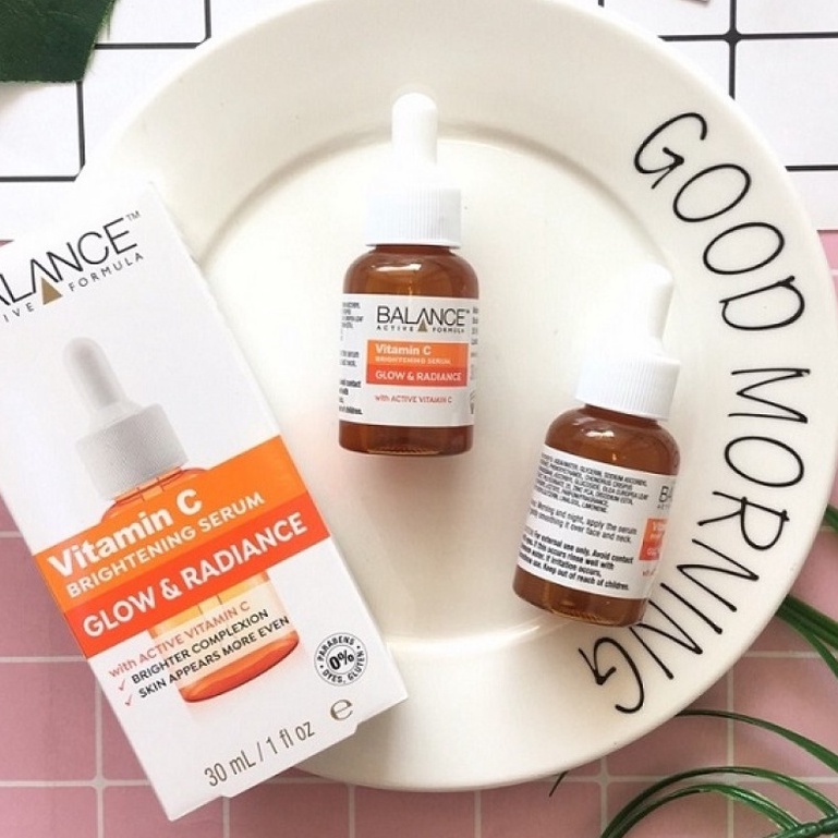 Serum Balance Active Formula combo Vitamin C và Niacinamide 30ml