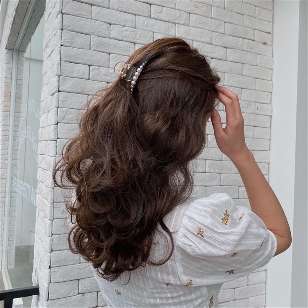 Kẹp Tóc Đính Ngọc Trai Nhân Tạo Phong Cách Hàn Quốc Cho Nữ