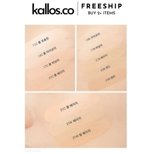 Bộ Kem Lót Nền, Phấn Nước, Phấn Phủ Sulwhasoo Perfecting Veil Base, Foundation, Cushion Airy, Powder - Kallos Vietnam