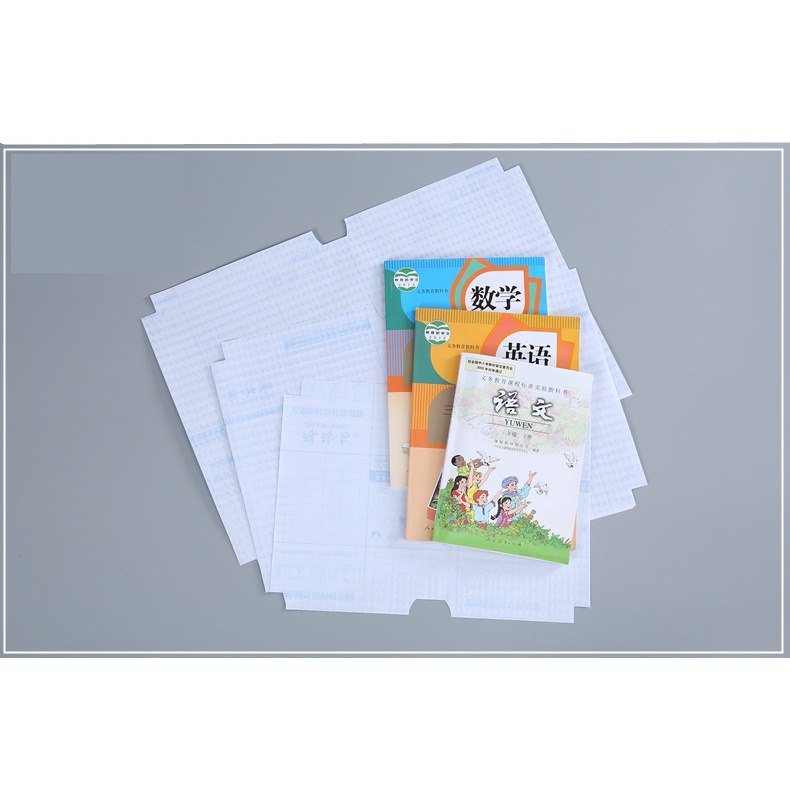 Set 30 miếng dán bọc vở sách học sinh A4 trong suốt chống thấm nước