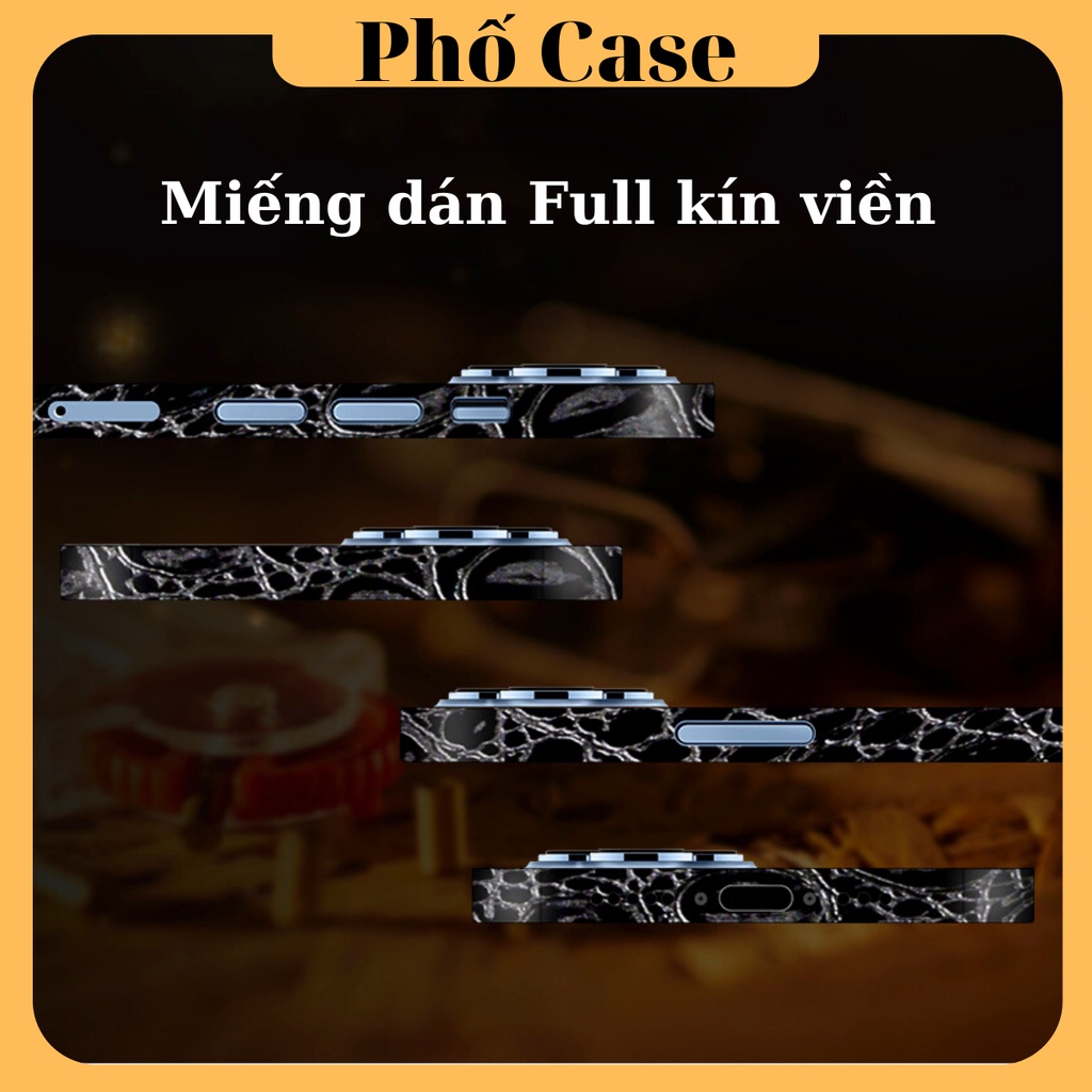 Dán skin vân da cá sấu Iphone 15promax 14promax 13promax 12promax 11promax xs max 7 8plus
