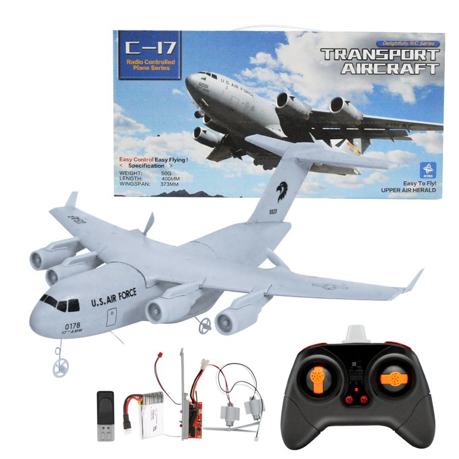 Máy bay đồ chơi điều khiển C17 Transport 373mm 2.4G