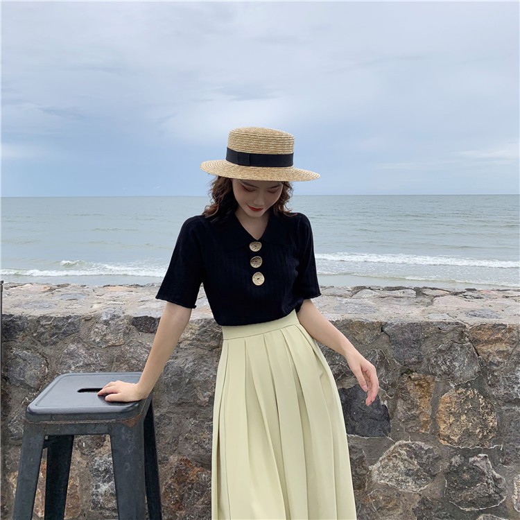 Áo Thời Trang Tay Ngắn Phong Cách Hàn Quốc Cho Nữ | BigBuy360 - bigbuy360.vn