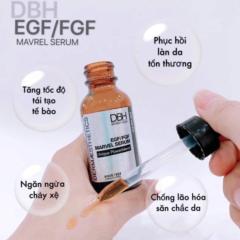 Tinh chất serum phục hồi da se khít lỗ chân lông EGF & FGF DBH - Hàng chính hãng