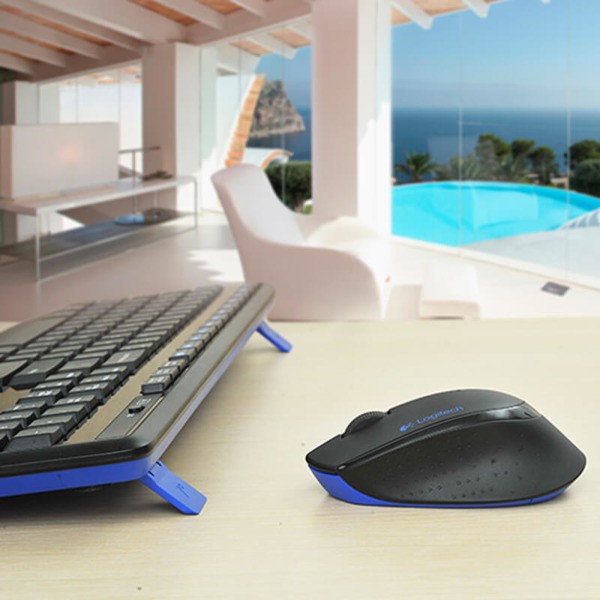 [Mã ELHAMS5 giảm 6% đơn 300K] Bộ Bàn Phím Không Dây Logitech MK345 Comfort - Hàng Chính Hãng Bảo Hành 1 Năm