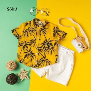 Bộ cộc tay nhiệt đới