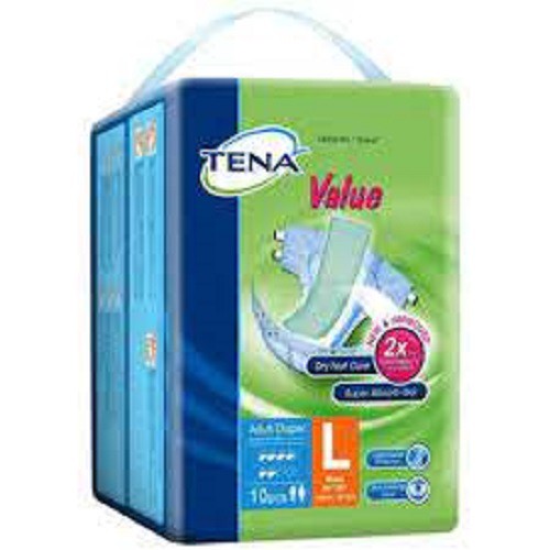 Tã Dán Người Lớn TenA size L10 (10 Miếng) NK Malaysia -Tiêu chuẩn Châu Âu