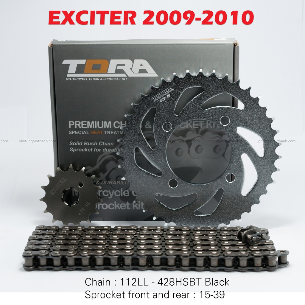 Nhông sên dĩa Exciter 2009 2010 TORA