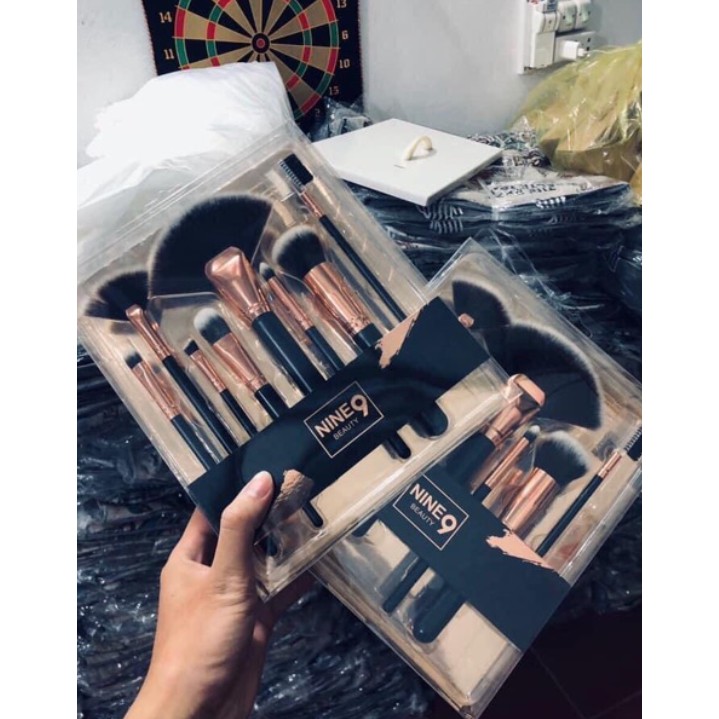 BỘ CỌ TRANG ĐIỂM NINE BEAUTY 9 GIRL ( 8 cây)