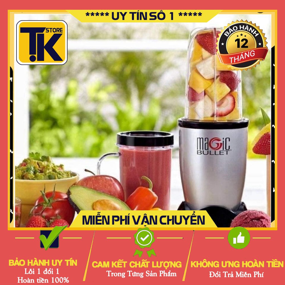 [Hàng Nội Địa] Máy xay Magic Bullet cao cấp, Máy xay Magic Bulet 21 chi tiết, máy xay đa năng cao cấp