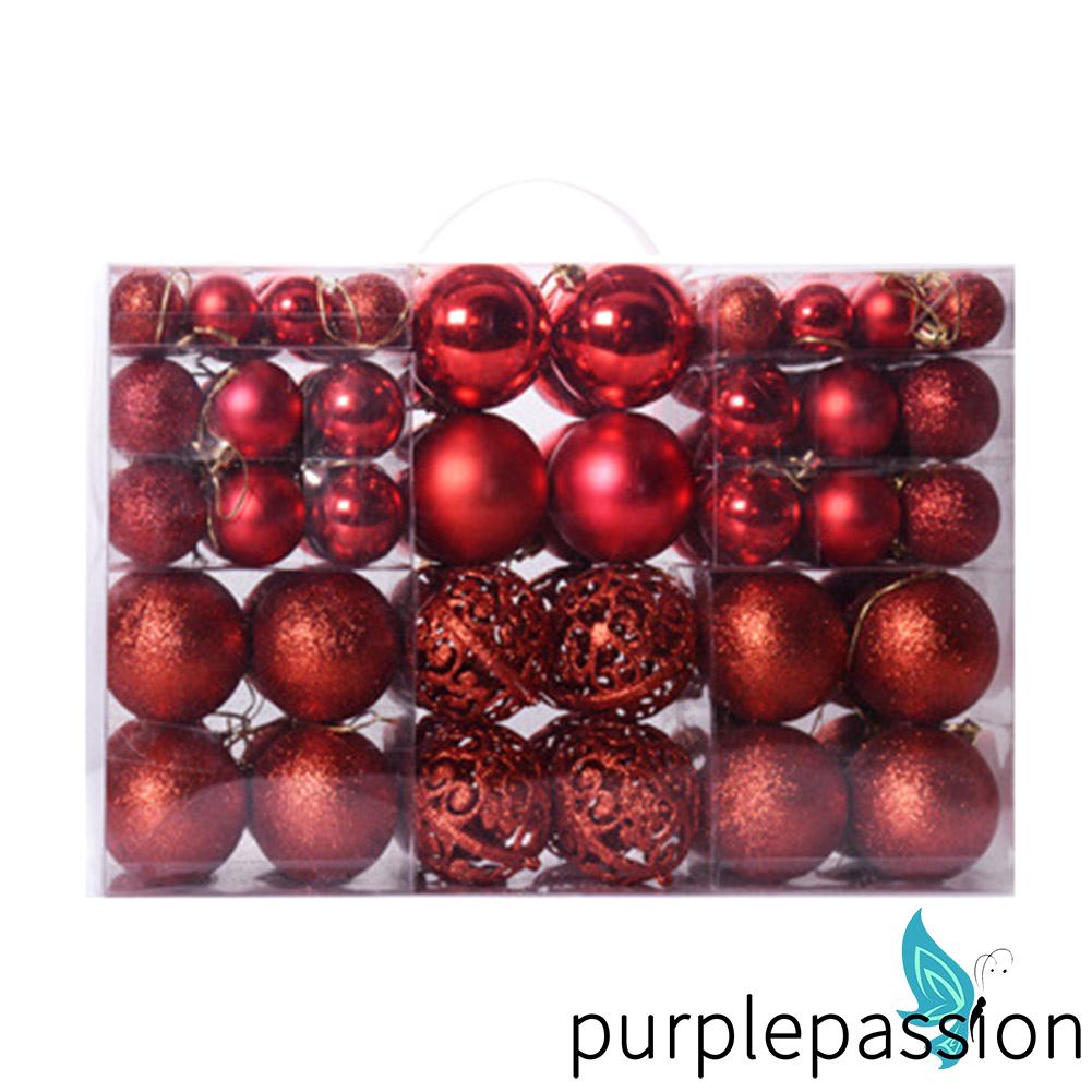 Set 100 quả châu dạ quang dùng để trang trí cây thông noel tiện lợi