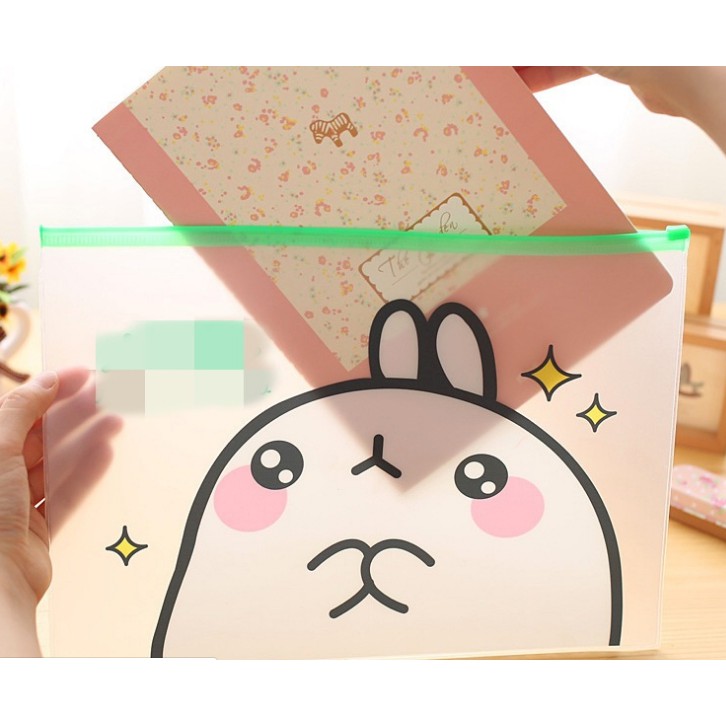 Túi zip Thỏ Trắng siêu cute 3 size