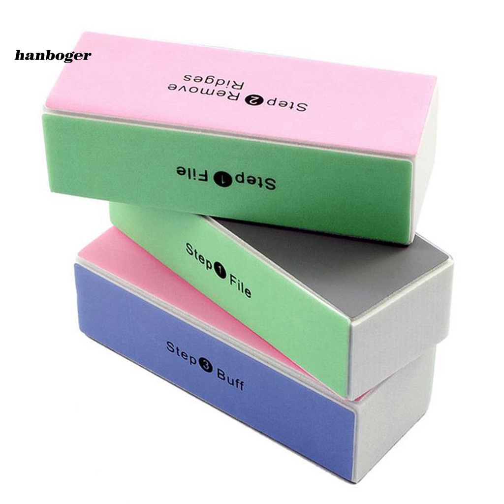 Dũa móng tay thiết kế bốn mặt hình chữ nhật bằng mút