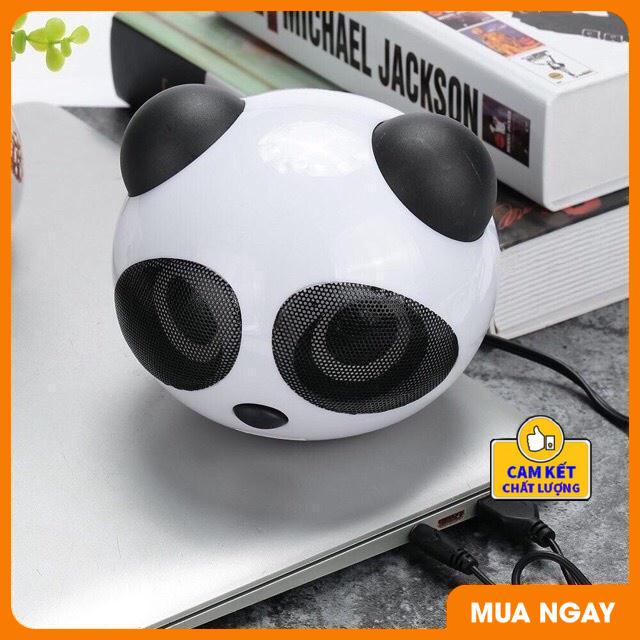 Loa nghe nhạc hình gấu trúc dễ thương,Loa máy tính mini gấu trúc Panda để bàn cao cấp âm thanh chuẩn stereo