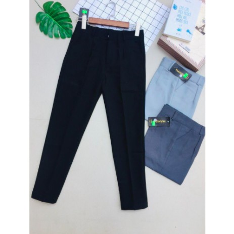 Quần tây công sở baggy vải tuyết mưa gấu bằng