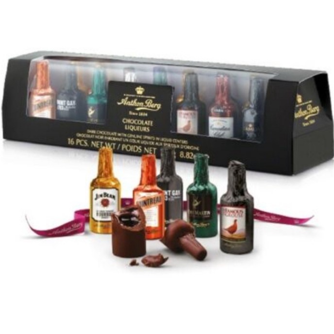 Socola nhân rượu Anthon Berg Chocolate Liqueurs Cocktails Flavours With a delicious liquid filling 16chai date 03/23