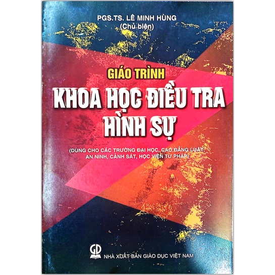 Sách - Giáo Trình Khoa Học Điều Tra Hình Sự (DN)