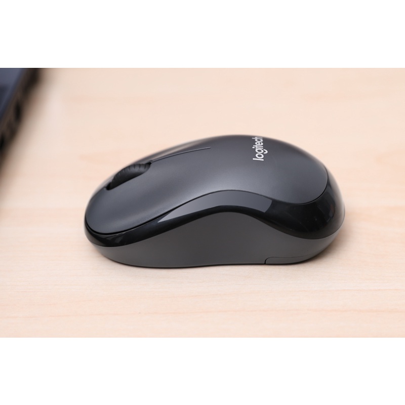 Chuột không dây Logitech Silent M220 Đen - chống tiếng ồn