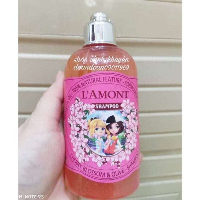 Dầu Gội Cho Bé LAmont En Provence Hương Hoa Anh Đào Chai 250ml