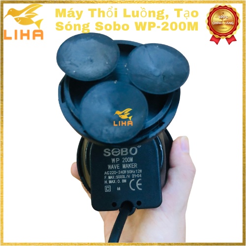 Máy Thổi Luồng, Tạo Sóng Sobo WP-200M (12W-5000L/H) - Máy Tạo Sóng Cho Bể Cá
