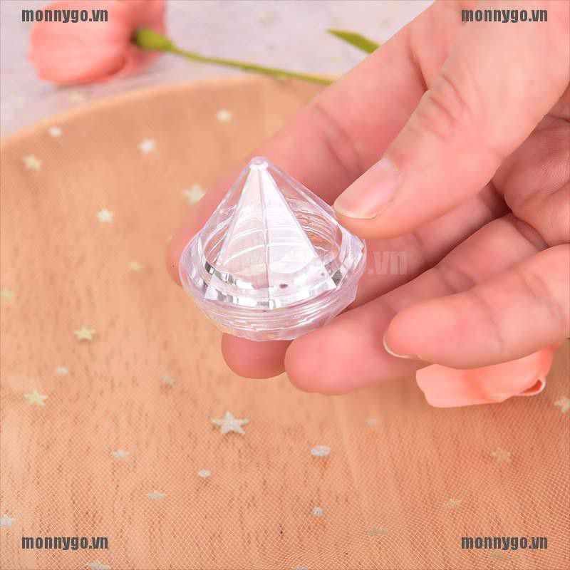Bộ 10 hủ kim cương 5g bằng nhựa đựng mỹ phẩm tiện lợi