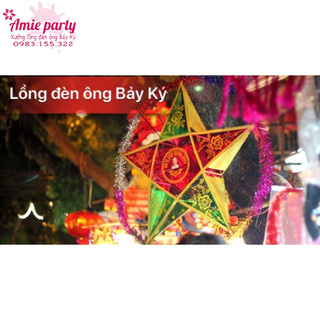 100 Cái Lồng Đèn Ngôi Sao 50cm Kiếng Truyền Thống - Lồng đèn trung thu