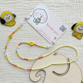 Dây đeo khẩu trang mắt kính hạt cườm nhựa handmade
