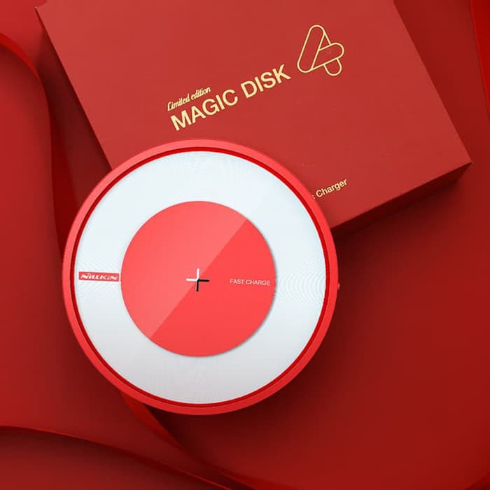 Đế Sạc Nhanh Không Dây Nillkin Magic Disk 4 - Red / Red