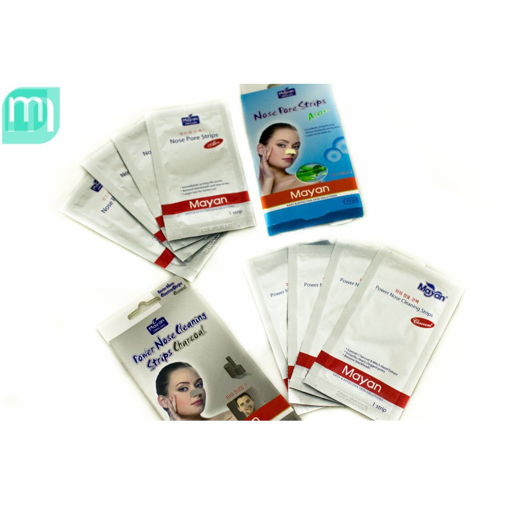 Miếng Lột Mụn Cám Than Hoạt Tính Mayan