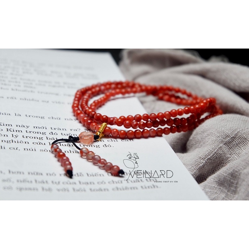 VÒNG TAY PHONG THUỶ LAM HỒNG NGOC 108 hạt