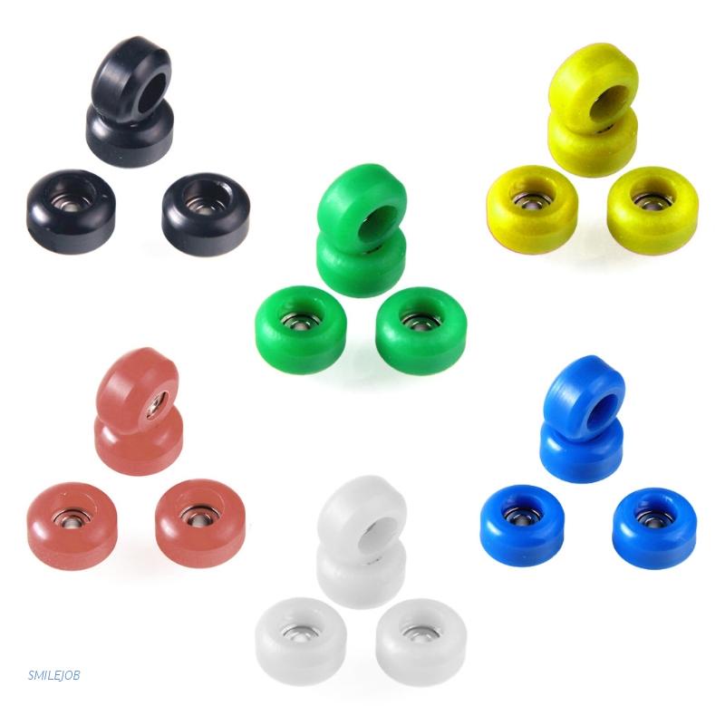 4 Pcs/Set Professional Urethane Bearing Wheels for  Fingerboard
