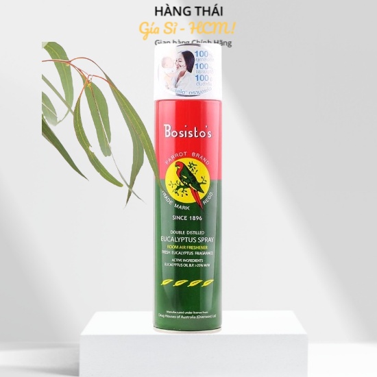 Chai xịt làm sạch khử mùi tınh dầu khuynh diệp Bosisto's Eucalyptus Spray Thái Lan