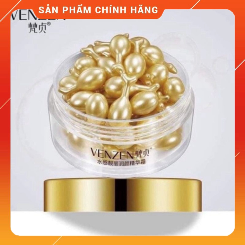 Tinh chất dưỡng da ❤️FREESHIP❤️ Tinh chất Venzen dạng viên nang dưỡng ẩm thu nhỏ lỗ chân