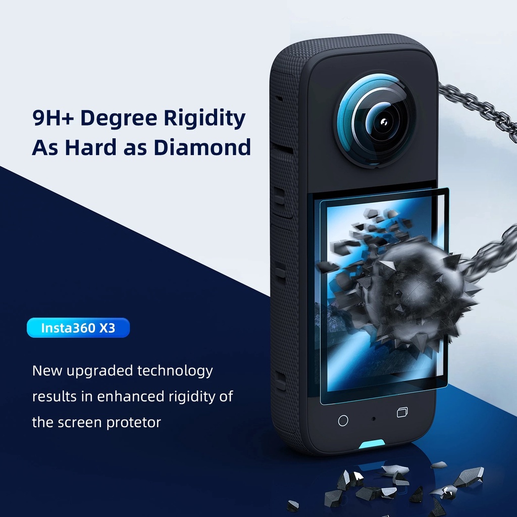 Kính Cường Lực Bảo Vệ Màn Hình Chống Trầy Xước Cho Insta360 X3 Insta 360 One X3 Action hq