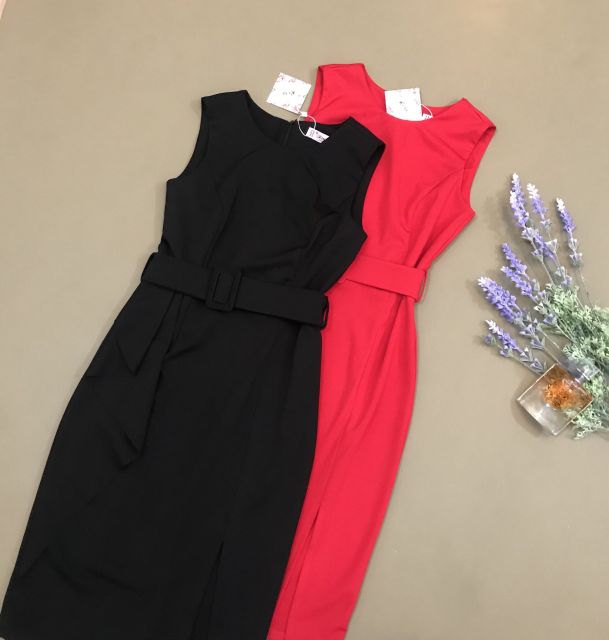 Đầm Rosie body kèm belt