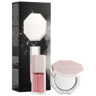 Bộ Phấn Bắt Sáng, Son Kem Fenty Beauty Diamond Baby Mini Face And Lip Set