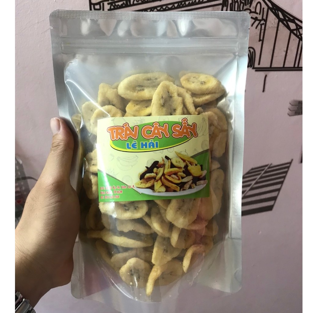 Chuối sấy giòn 100g Lê Hải, đặc sản Đà Lạt, giòn rụm, không chát