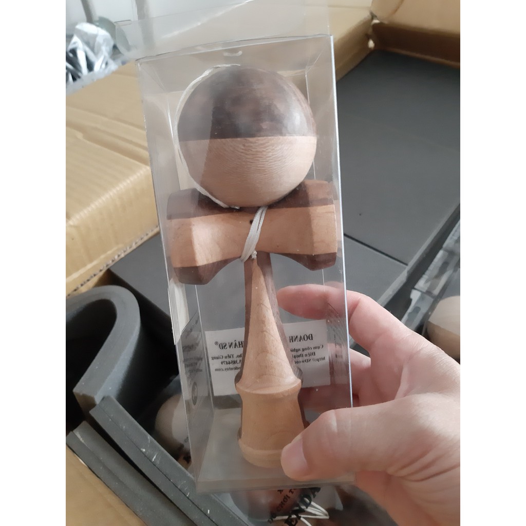 Đồ chơi Kendama cao cấp bằng gỗ hàng xuất Nhật - Đồ chơi gỗ thông minh Toybox