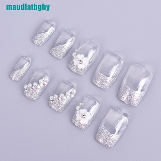 ♡Bộ 24 Móng Tay Giả Lấp Lánh