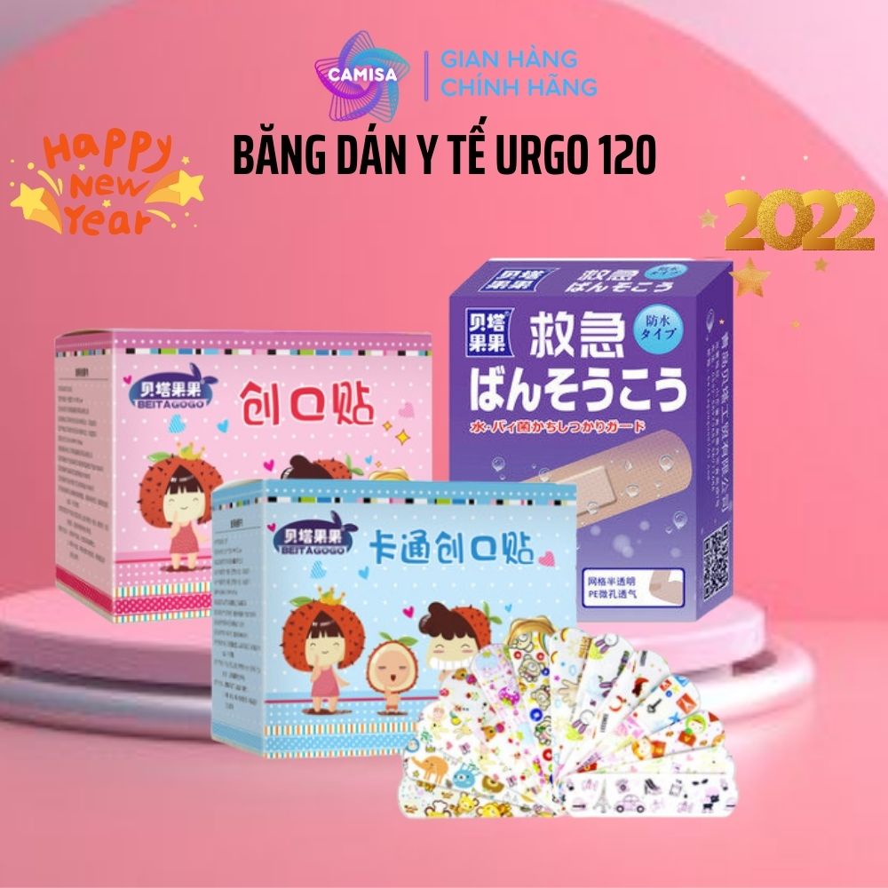 Set Hộp 50-120 Miếng Băng Dán Y Tế Urgo Nhật, Hàn Quốc Hoạt Hình Siêu Cute ANVIHOM