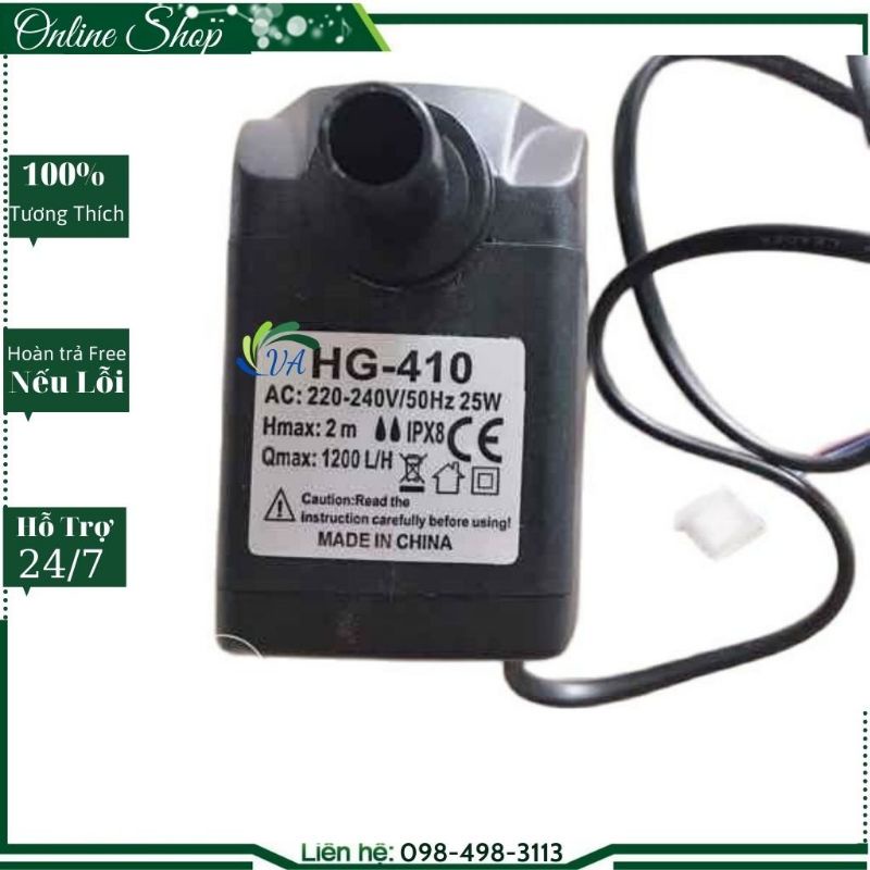 Bơm Nước 25w ,18w, 16w,13w,7w Máy Bơm Quạt Điều Hoà Motor Quạt Hơi Nước