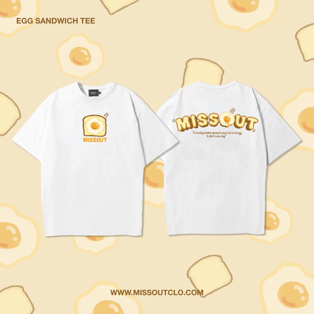 ÁO THUN EGGS LOGO MISSOUT | BigBuy360 - bigbuy360.vn