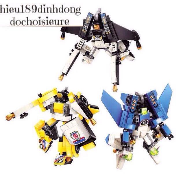 Lego Lắp ráp xếp hình Lego city chính hãng qman 3102 (6in1): Người máy robot transformers biến hình (ảnh thật)