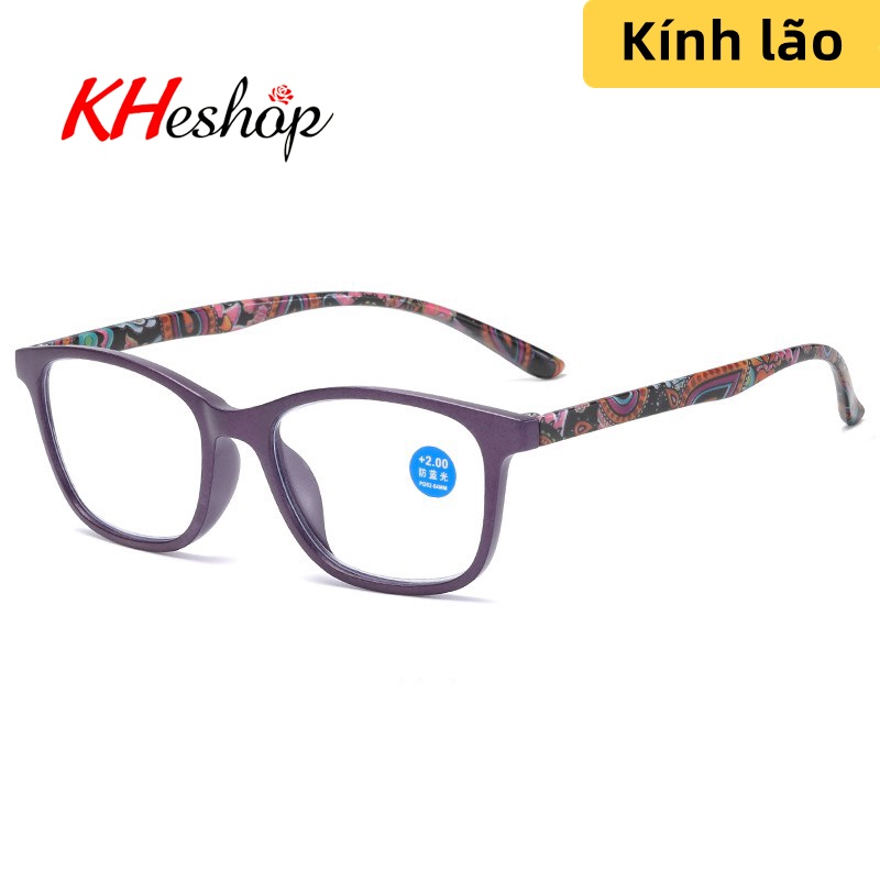Kính viễn thị chống ánh sáng xanh siêu nhẹ thời trang tiện dụng, thanh lịch nhìn xa gần đủ độ từ +1.00 - +4.00 mã Y3032