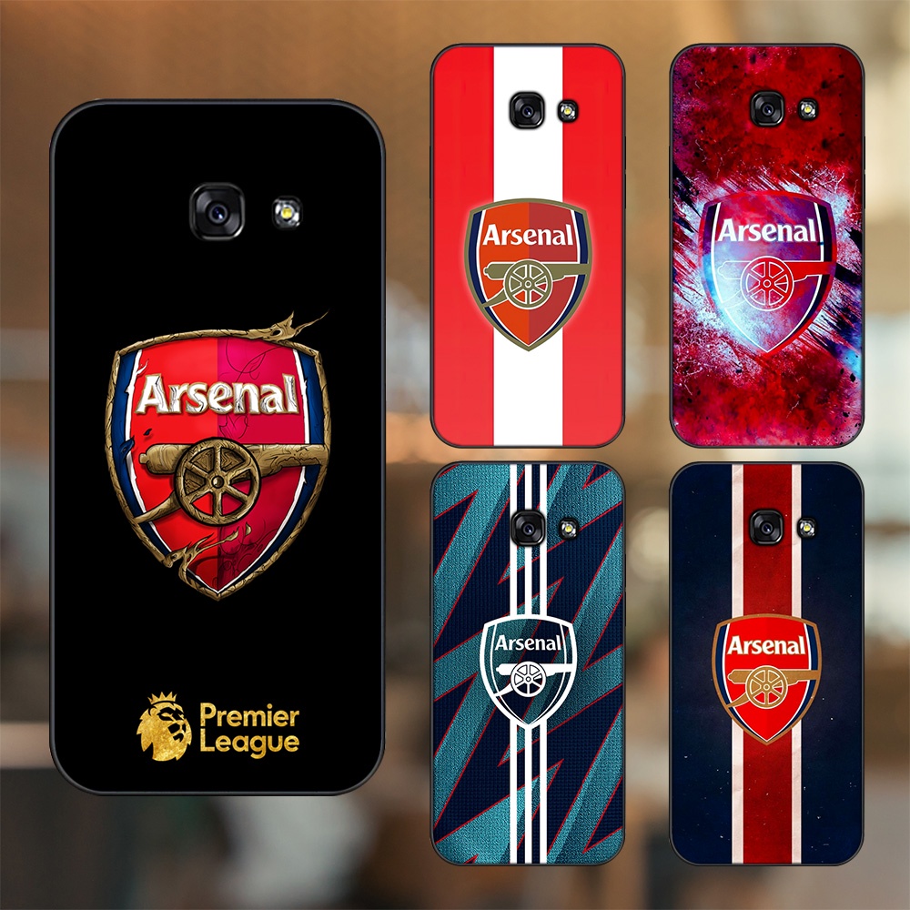 Ốp lưng Samsung A3 2017, A5 2017, A7 2017 viền đen in hình Arsenal FC
