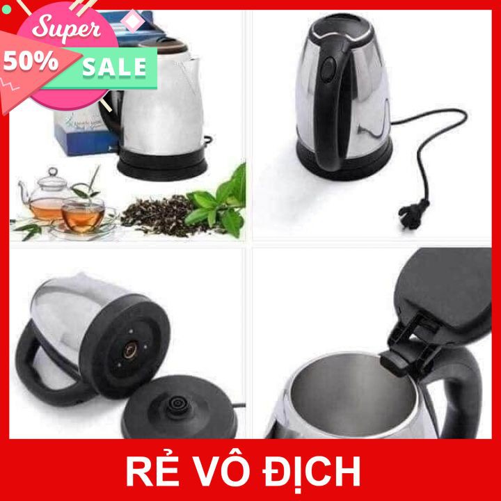 Ấm siêu tốc inox hàng cao cấp dung tích  1L8