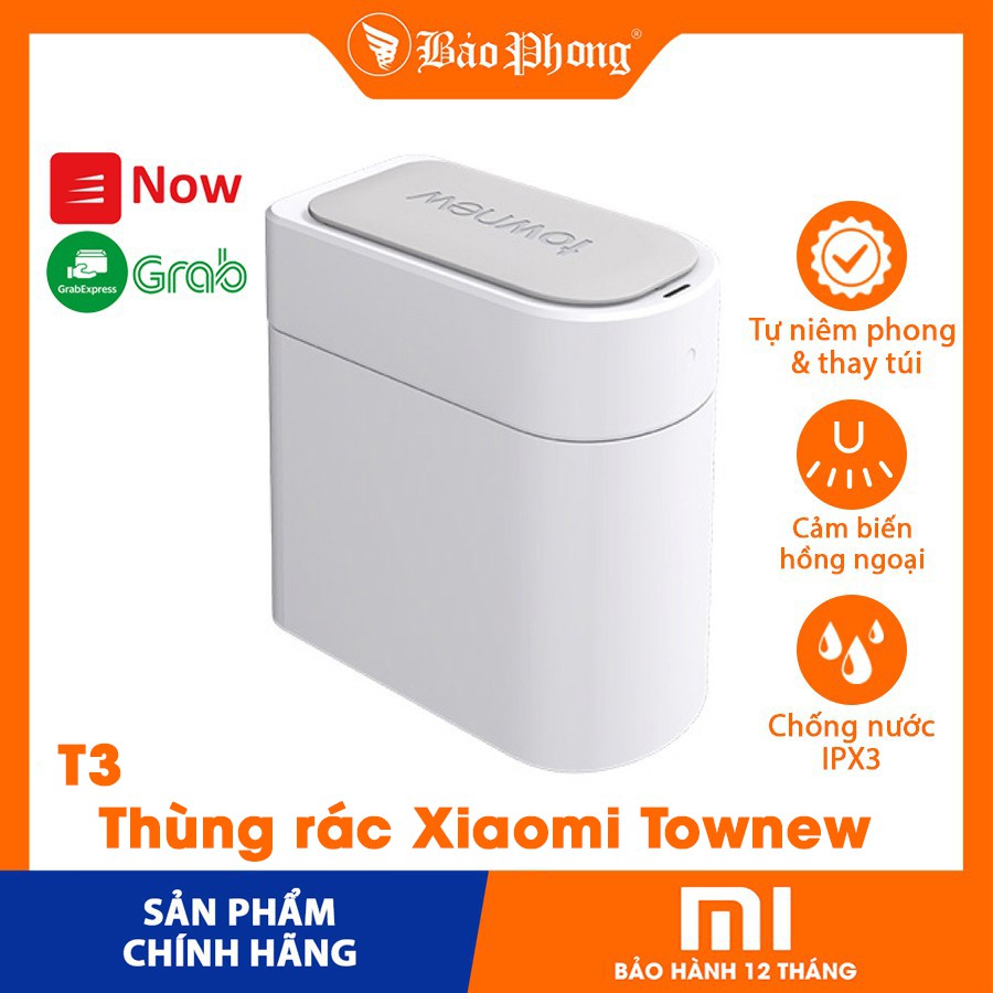 Thùng rác tự động thông minh Xiaomi Townew T3 New 2020