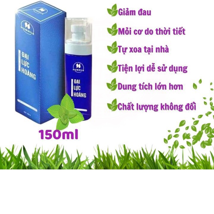 (Hỏa tốc) Dầu xoa bóp Đại Lực Hoàng 120ml giải pháp hỗ trợ cơ xương khớp