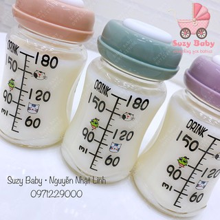BÌNH TRỮ SỮA V-COOL THỦY TINH